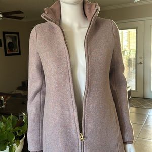 J. Crew Wool Lodge Coat in Heather Cotton Candy